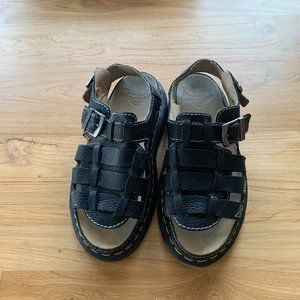 Black Vintage Dr. Martens 8092 Fisherman's Sandal, Euro size 41